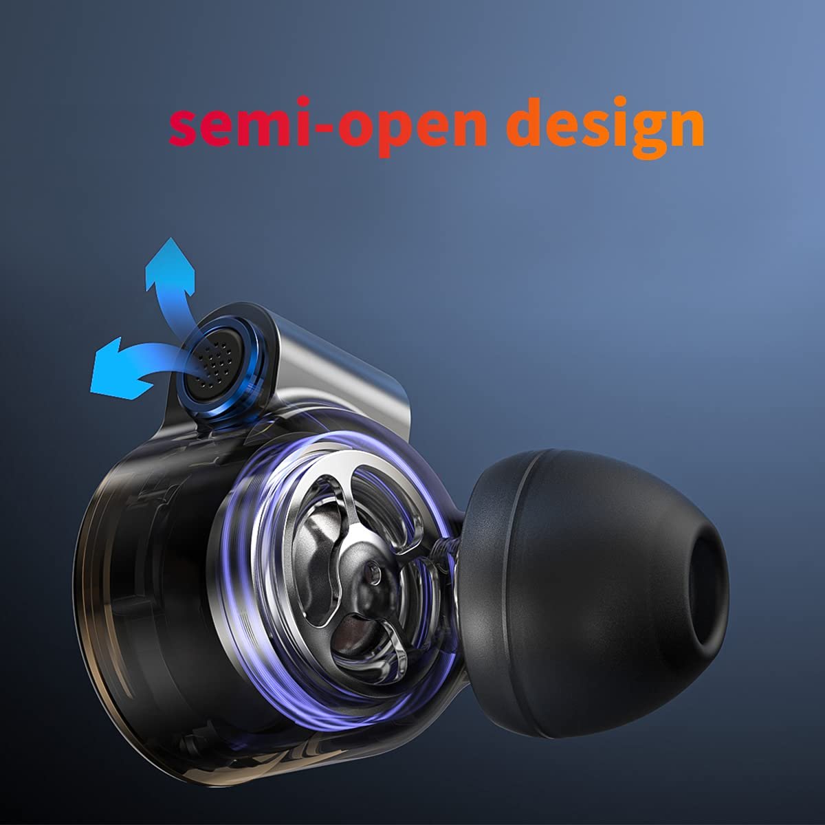 FiiO FD3 Earphones in-Ear Earbuds High Resolution 1DD Bass Heavy MMCX Connector (Black)