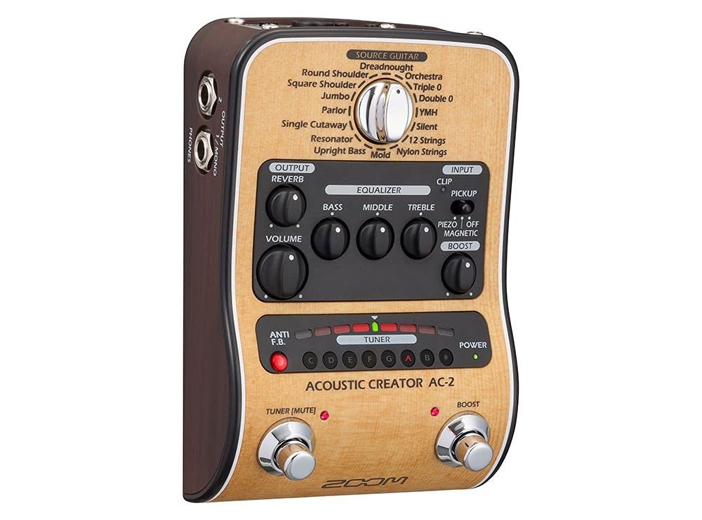 Zoom - AC-2 Preamp Acoustic Guitar Pedal