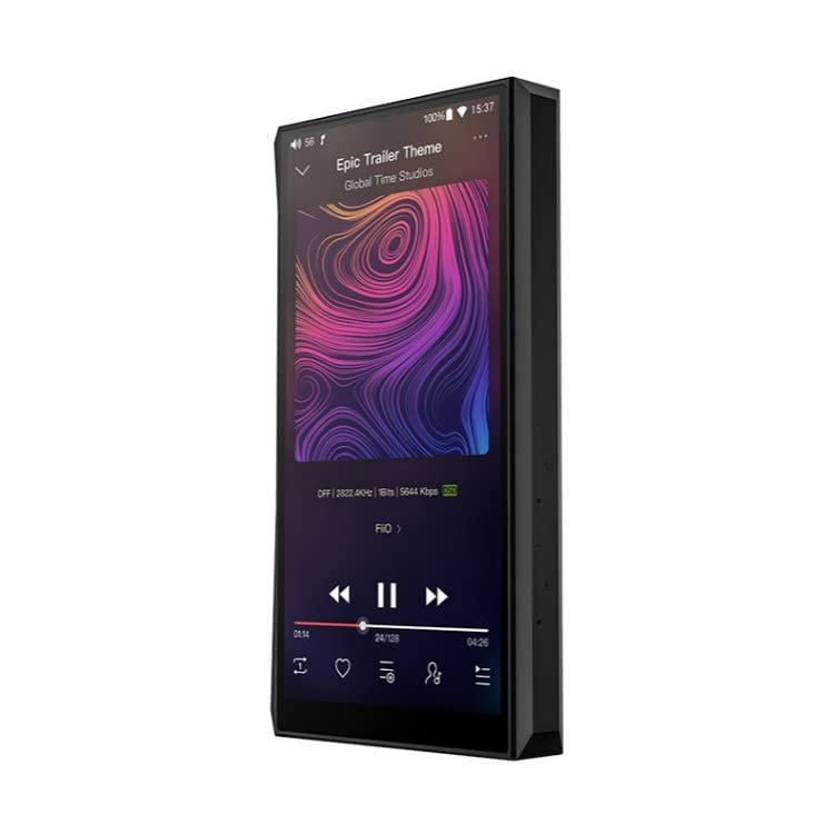 FiiO M11S Hi-Res MP3 Music Player with Dual ES9038Q2M, Android 10 Snapdragon 660, 5.0inch, Lossless DSD/MQA, Apple Music/Tidal/Amazon Music 2.5mm/3.5mm/4.4mm (Black)