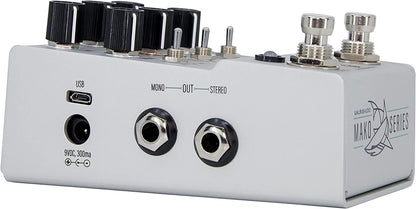 Walrus Audio Mako Series D1 V2 High Fidelity Delay Pedal 900-1051V2 Silver