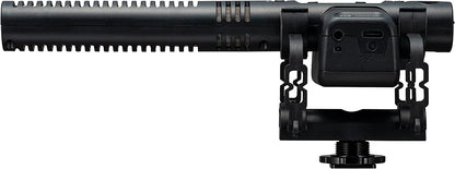 Zoom M3 MicTrak Stereo On-Camera Shotgun Microphone with 32-Bit Float, 90 degree, 120 degree, and MONO Mode, Shockmount, USB Microphone Compatible, and Battery Powered