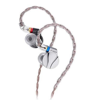 FiiO FD15 13.8mm Magnalium DLC HiFi Dynamic Driver in-Ear Earphone with Stainless Steel Shell, Detachable MMCX Cable