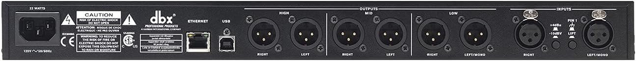 dbx DriveRack 260 2x6 I/O Loudspeaker Management System (Crossover, Graphic EQ, Parametric EQ, Auto-EQ, and Limiter)