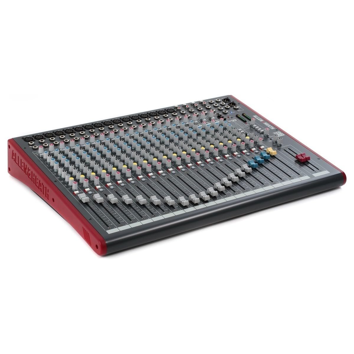 Allen & Heath ZED-14 - 14-Channel Touring Quality Mixer with USB I/O (AH-ZED-14),Grey/Red