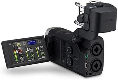 Zoom Q8 HD Video, 4‑Track Audio Recorder & SGH-6 Shotgun Microphone Capsule - Bundle