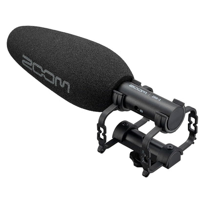 Zoom ZSG-1 Stereo On-Camera Microphone, for Capturing Dialogue and Sound Effects, Highly Directional, Shockmount, Lightweight, Use with Camera or Mobile Phone, for Content Creators