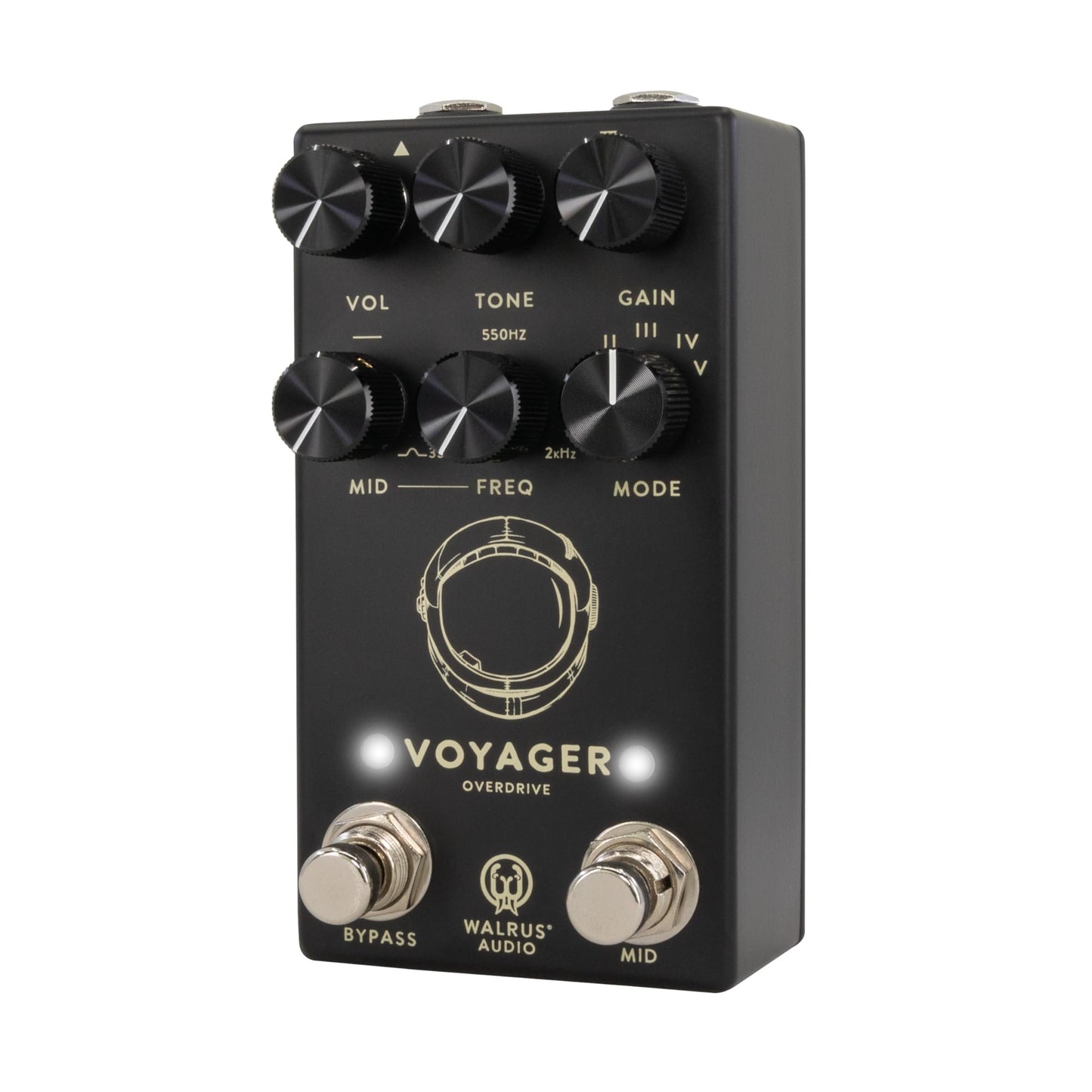 Walrus Audio Voyager MKII Pre-Amp Overdrive Pedal, Black