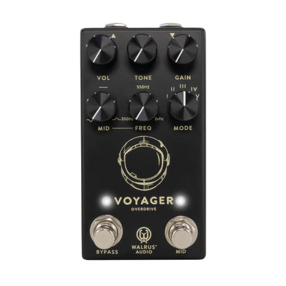 Walrus Audio Voyager MKII Pre-Amp Overdrive Pedal, Black