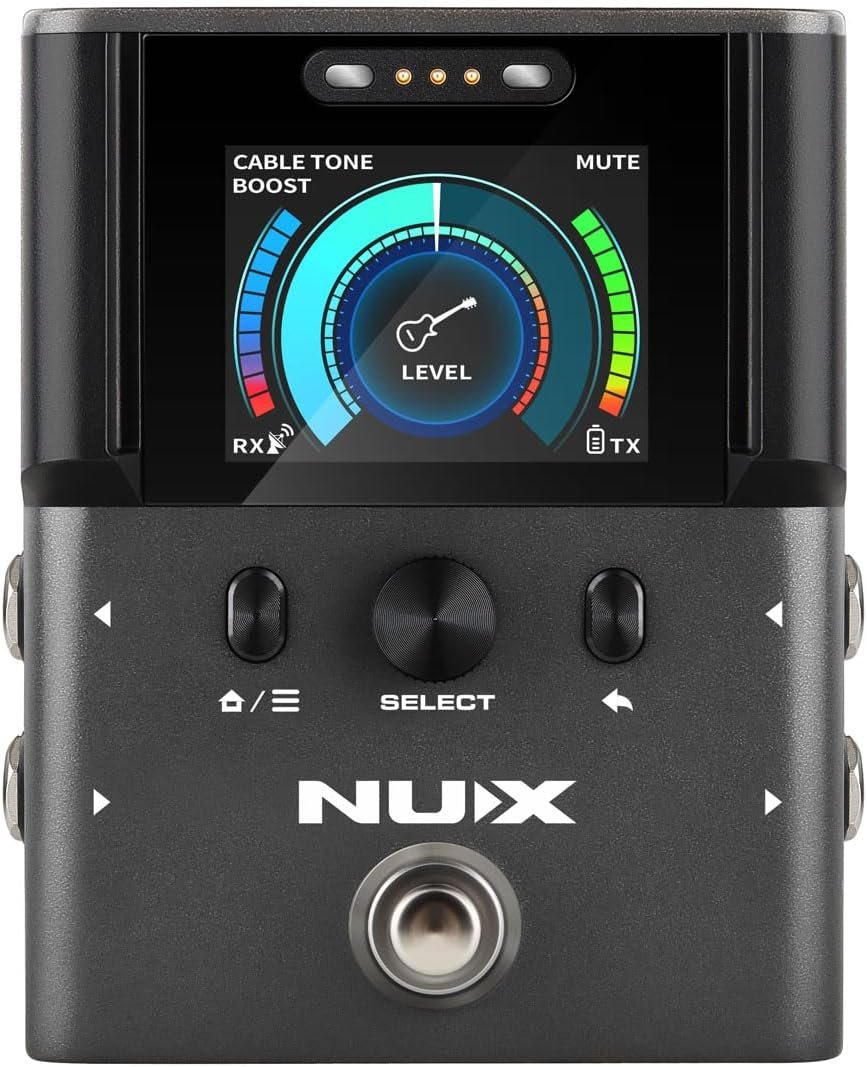 NUX B-8 Wireless System for Guitar, Bass, Various Instruments with Electronic Pickups. Wireless Solution for Gigging, Home Playing