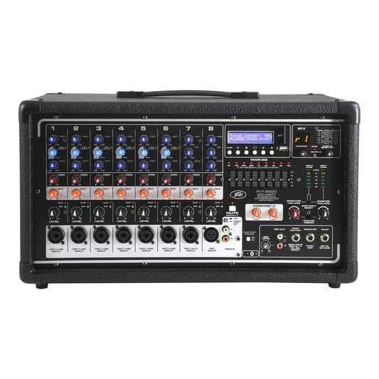 Peavey PVi 8500 8-Channel 400W Powered PA Head with Bluetooth and FX,