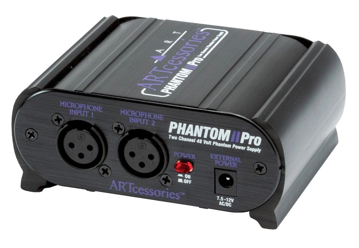 ART Phantom II Pro 2-Channel 48V Phantom Power Supply
