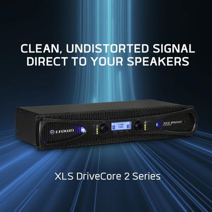 Crown XLS1502 Two-channel, 525-Watt at 4Ω Power Amplifier