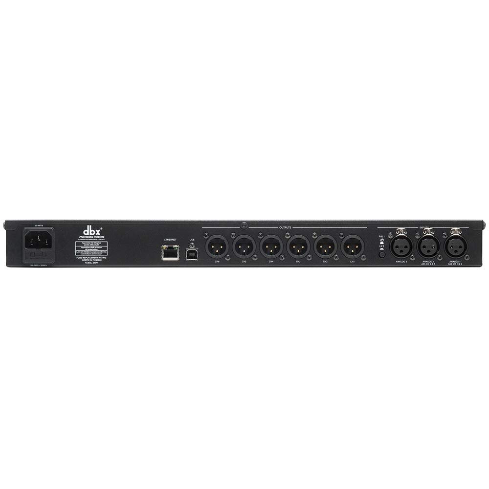 dbx DriveRack 260 2x6 I/O Loudspeaker Management System (Crossover, Graphic EQ, Parametric EQ, Auto-EQ, and Limiter)