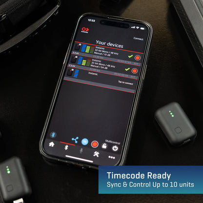 Zoom Instamic Pro Plus C Mono/Stereo Wearable Recorder with Timecode
