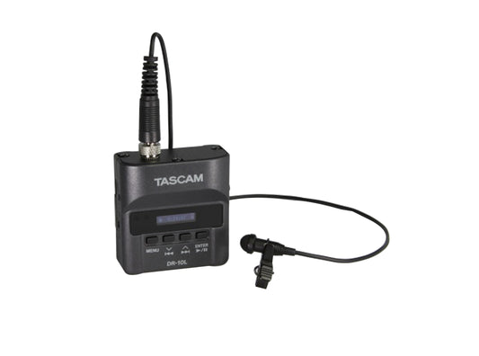 Tascam DR-10L Digital Audio Recorder with Lav Mic
