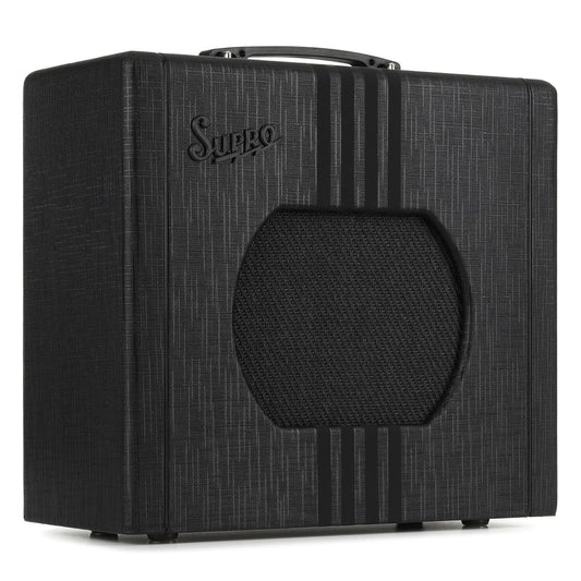 Supro Delta King 10 1 x 10-inch 5-watt Tube Combo Amp - Black and Black