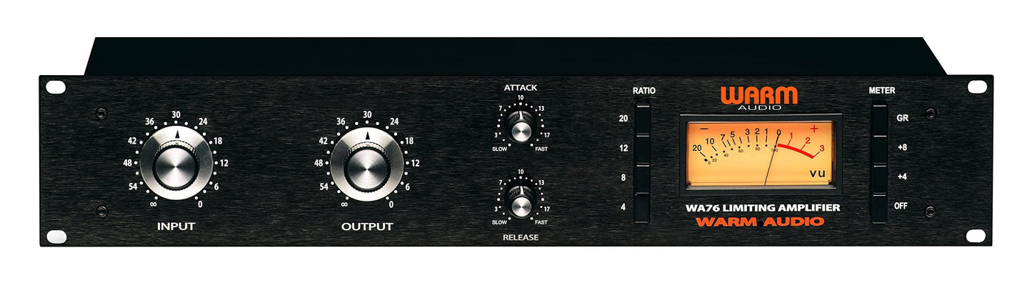 Warm Audio WA76 Single Channel Discrete Compressor, Black