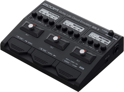 Zoom GCE-3 Guitar Lab Circuit Emulator, Compact USB Audio Interface for Emulation of Zoom Effects Processors Using Guitar Lab Software