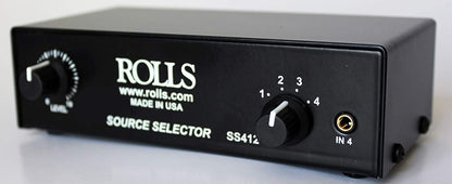 rolls, 4 A-B Box, 5.5" w x 3.1" d x 1.6" h (SS412), Black