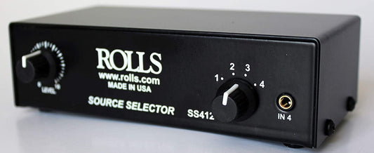 rolls, 4 A-B Box, 5.5" w x 3.1" d x 1.6" h (SS412), Black