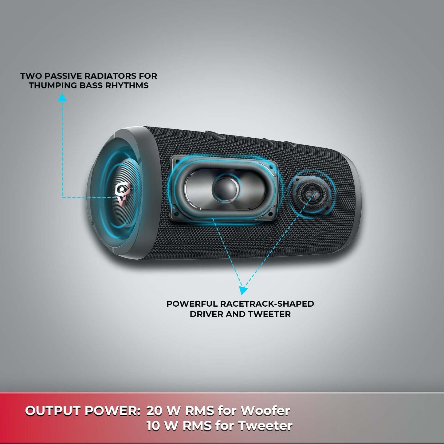 Cerwin Vega VEGAMINI Compact Powerhouse Bluetooth Speaker