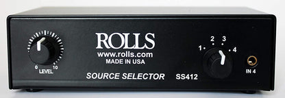 rolls, 4 A-B Box, 5.5" w x 3.1" d x 1.6" h (SS412), Black