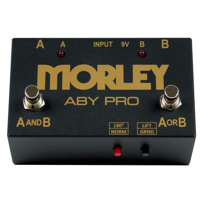 Morley ABY Pro 2-button Switcher/Combiner Pedal (ABYProd1)