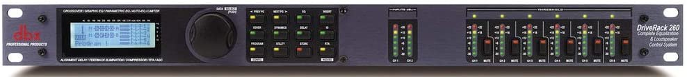 dbx DriveRack 260 2x6 I/O Loudspeaker Management System (Crossover, Graphic EQ, Parametric EQ, Auto-EQ, and Limiter)