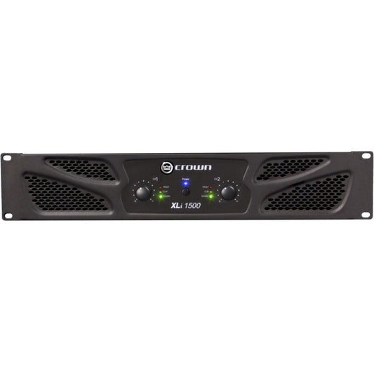 Crown 1500 Amplifier, 660 W RMS, 2 Channel, Dark Gray