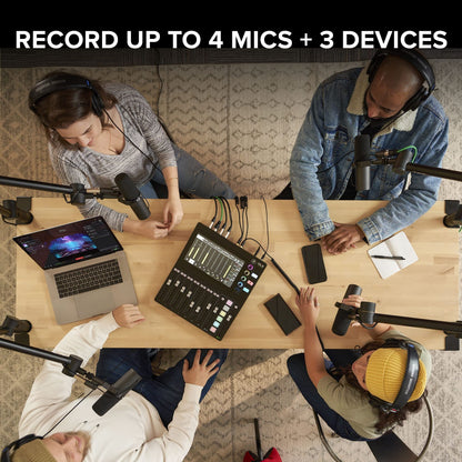 Mackie DLZ Creator Adaptive Digital Mixer for Podcasting, Streaming and YouTube with User Modes, Mix Agent Technology, Auto Mix, Onyx80 Mic Preamps