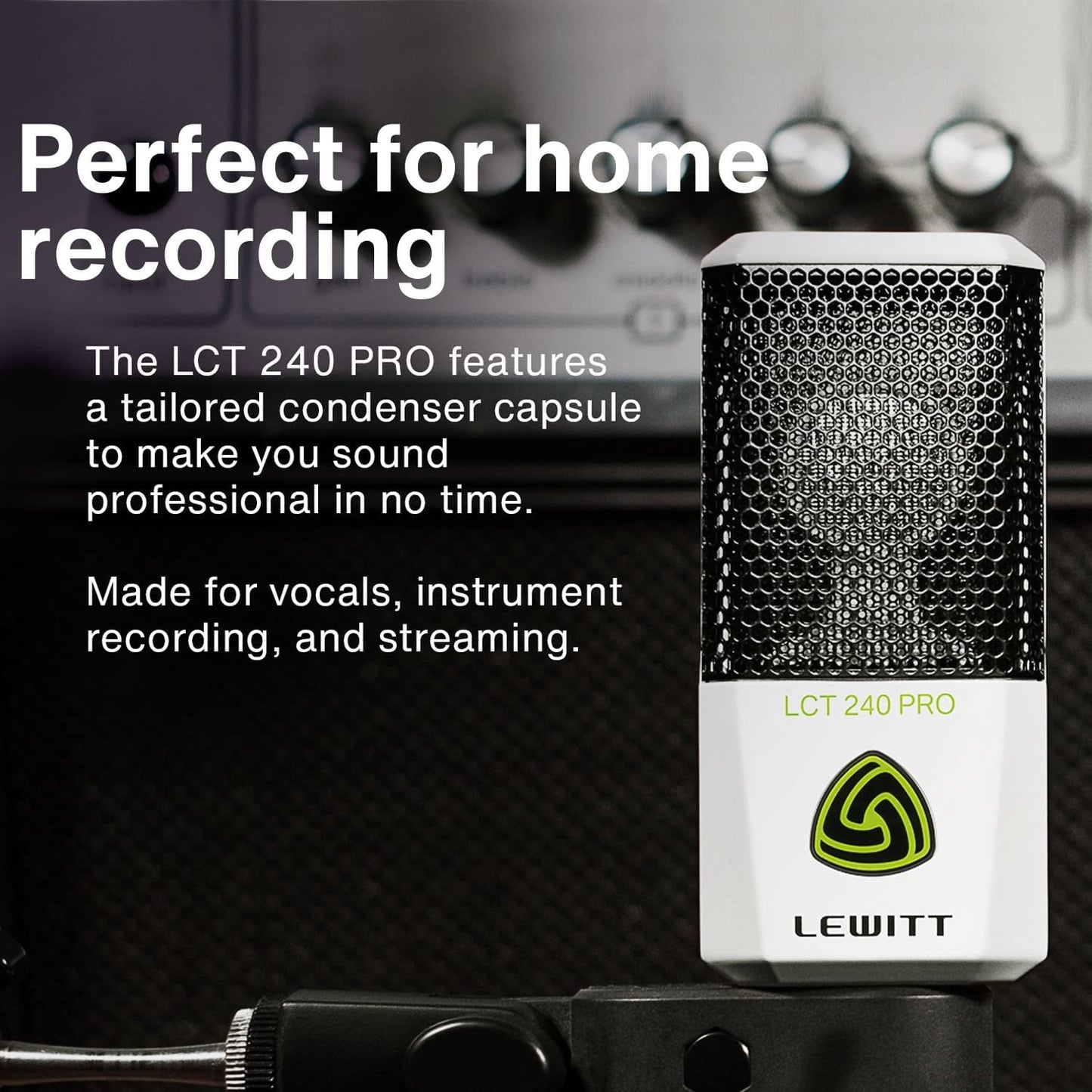 LCT-240-PRO Compact Condenser Microphone, White
