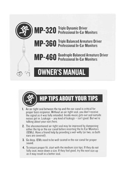Mackie MP Series in-Ear Headphones & Monitors