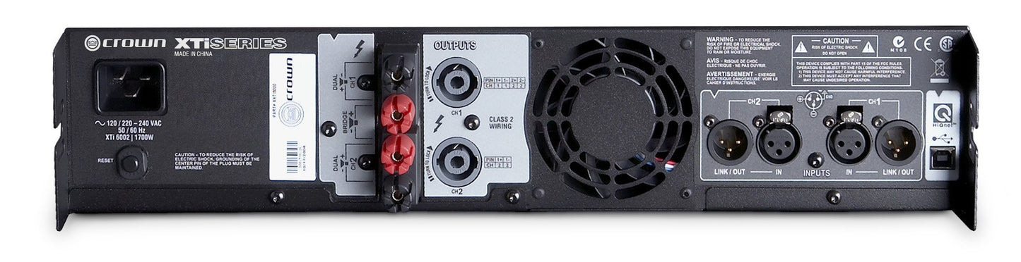 Crown XTi2002 Two-channel, 800-Watt at 4Ω Power Amplifier