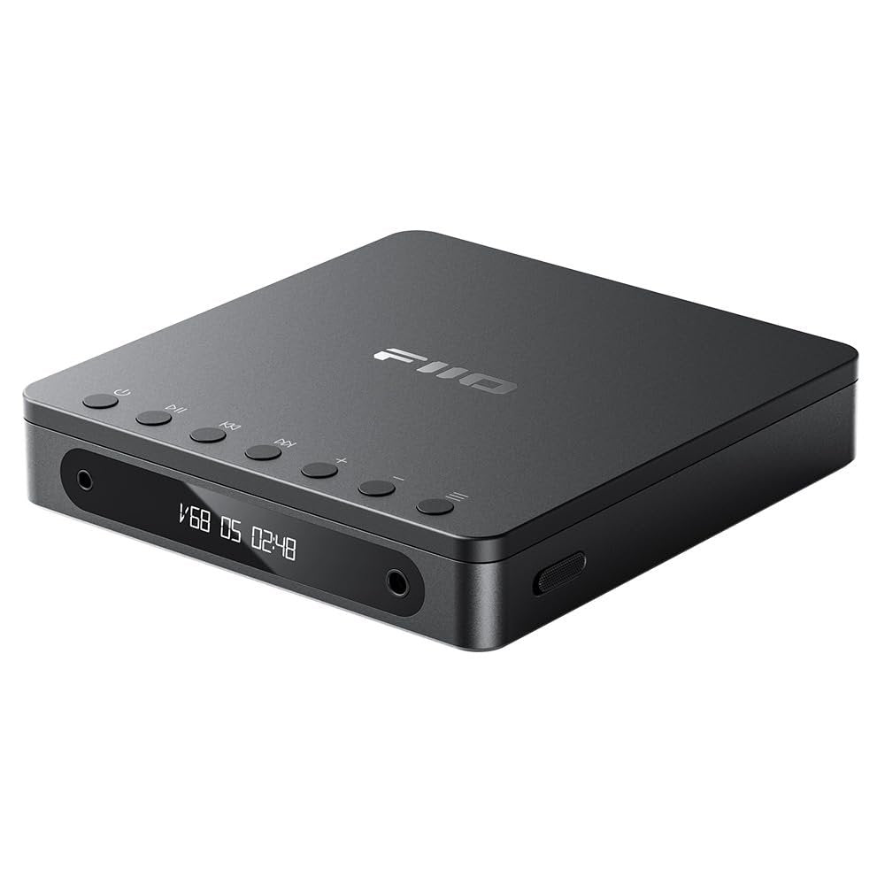 FiiO DM13 Multifunctional Portable Stereo CD Player with Long-Lasting Battery, Supports USB Ripping, Optical/coaxial/3.5mm/4.4mm outputs