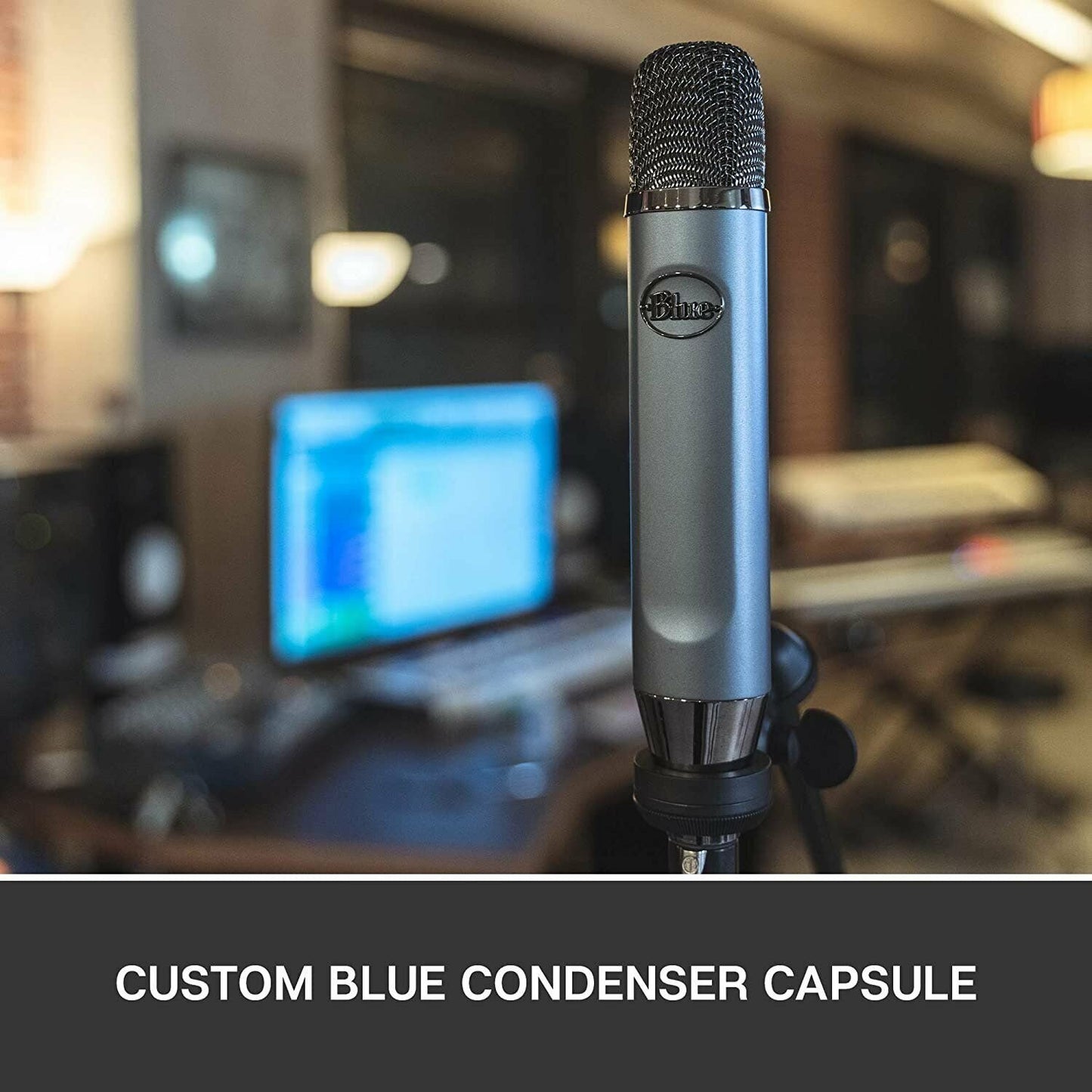 Blue Ember XLR Condenser Mic for Recording and Streaming, Custom Cardioid...