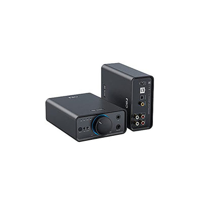 FIIO K7 Full Balanced HiFi DAC Headphone Amplifier AK4493S*2, XMOS XU208 PCM384kHz DSD256,USB/Optical/Coaxial/RCA Inputs, 6.35mm/4.4mm Output
