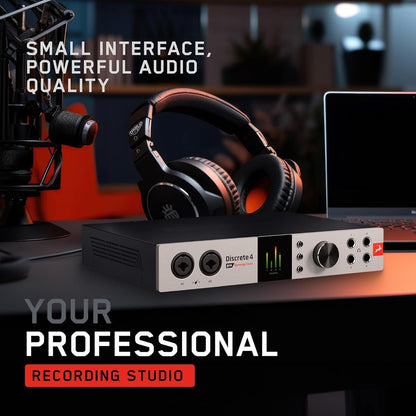 Discrete 4 Pro Synergy Core 14x20 Thunderbolt 3 Interface and USB 2.0 Audio Interface with Onboard Real-time Effects - Antelope Audio