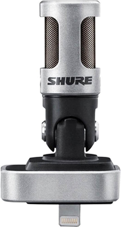 Shure Motiv MV88 Digital Stereo Condenser Microphone - Clips onto iOS Devices, Lightning Connector, Professional Sound Out of an iOS-Compatible Clip-on Mic