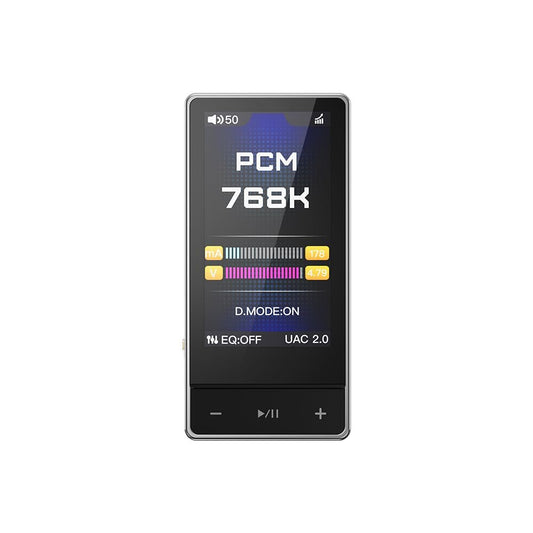 FiiO QX13 Portable DAC Amp, ES9027PRO 8-Ch DAC, 900mW×2, XMOS 16-Core, 10-Band EQ,Color Display (Titanium Gold)