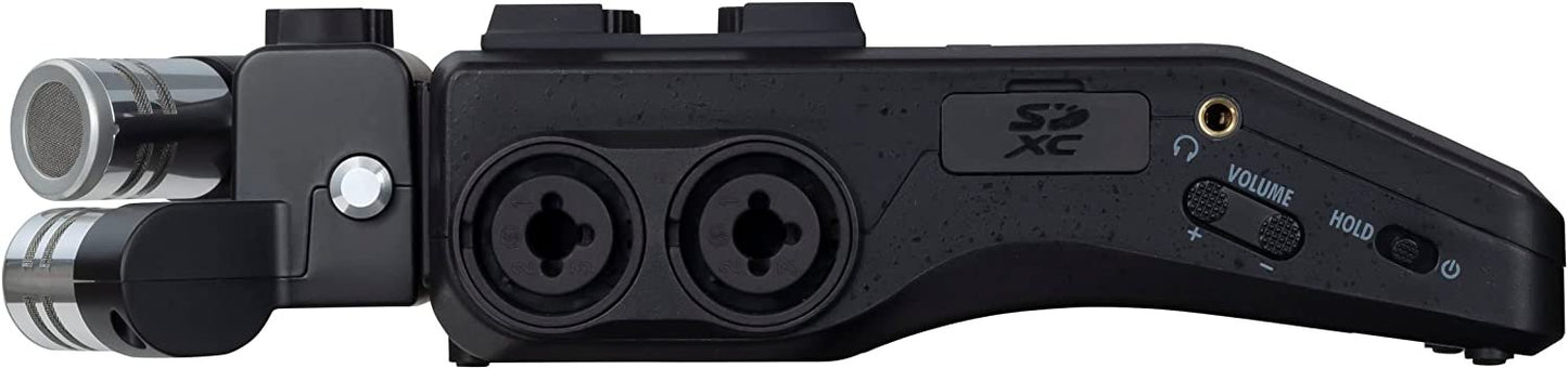 ZOOM H6 All Black (2020 Version) Portable Studio, 4 XLR/TRS Inputs, Records to SD Card, USB Audio Interface, Battery Powered (H6AB)