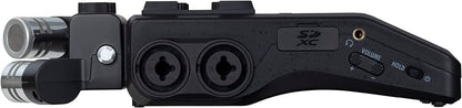 ZOOM H6 All Black (2020 Version) Portable Studio, 4 XLR/TRS Inputs, Records to SD Card, USB Audio Interface, Battery Powered (H6AB)