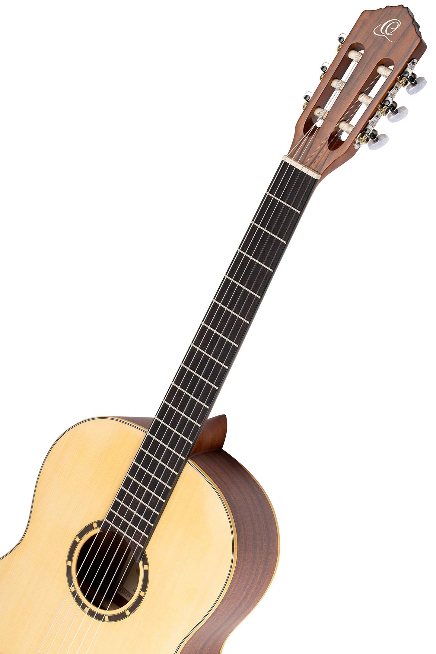 Ortega Guitars 6 String Family Series 3/4 Size Nylon Classical Guitar w/Bag, Right, Cedar Top-Natural-Satin, (R122-3/4)