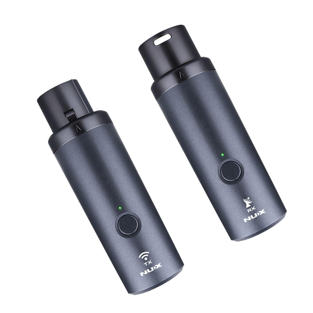 NUX B-3RC Microphone Wireless System with Charging Case, Microphone Bundle, 2.4GHz 24-bit/44.1kHz Audio Quality,