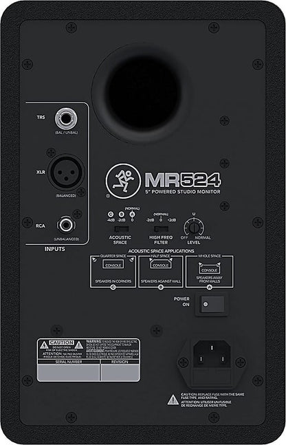 Mackie  Monitor MR524, Professional Performance Superior Mix Translation with Logarithmic Waveguide