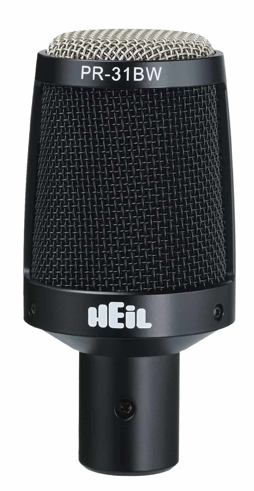 Heil Sound PR-31 BW All-Purpose Dynamic Microphone - Drum and Cymbal Microphone - Black