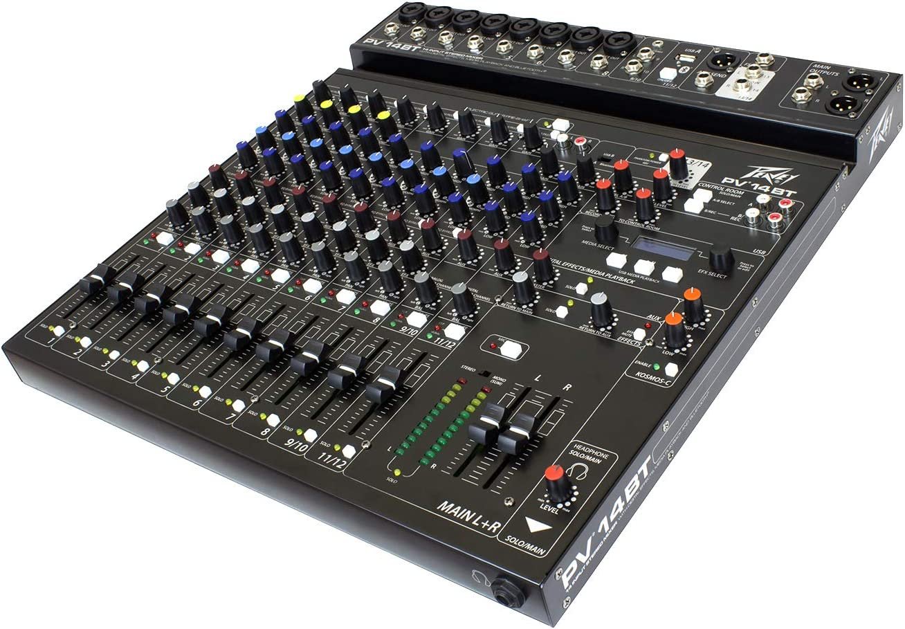 Peavey PV 14 BT 14 Channel Compact Mixer with Bluetooth