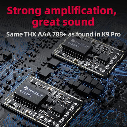 FiiO K9 Desktop Headphone Amplifier AMP USB ES9068AS*2 DAC Bluetooth HiFi Audio THX AAA 788+ LDAC DSD512