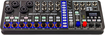 Zoom LiveTrak L6max 12-Channel Portable Digital Mixer and Recorder