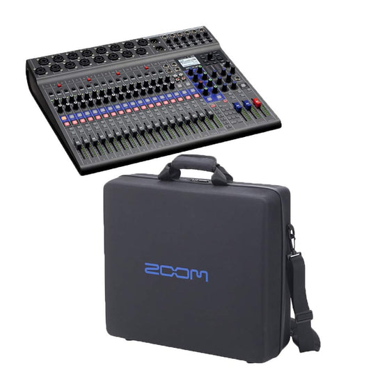 Zoom Livetrack L-20 Mix,Monitor,Record and Stream + CBL-20 Carrying Bag L-20