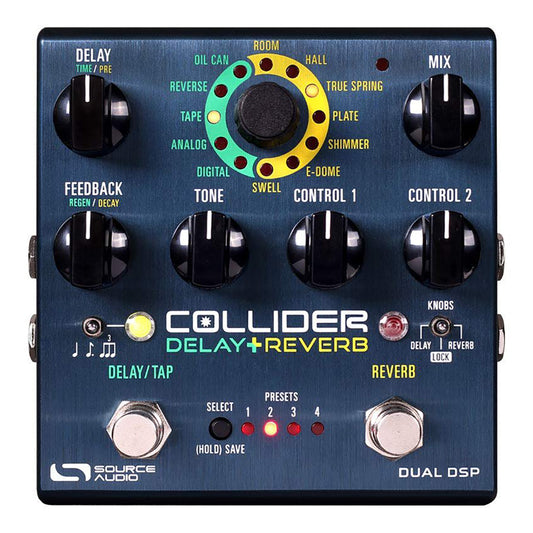 Source Audio Collider Stereo Delay and Reverb